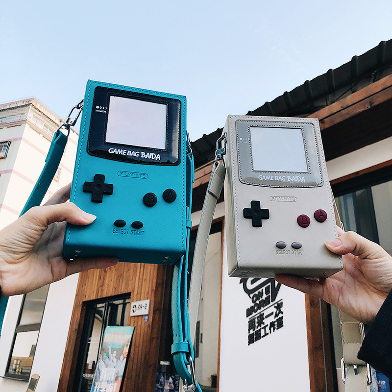 Retro Gaming Handhelds - Bolso Bandolera Mini con Forma de