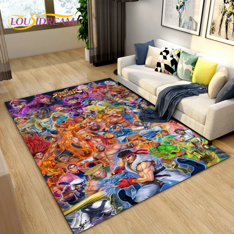 Retro Gaming Lounge - Alfombra Retro de juego Street Fighter