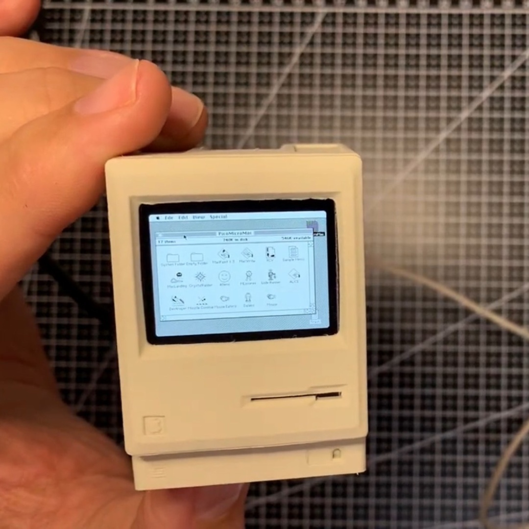 Retro Gaming Corps - Mini computadora retro Macintosh - Mini