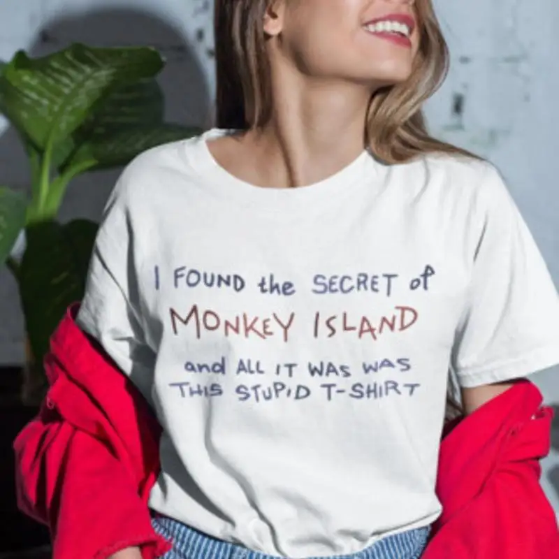 Retro Gaming Island - Camiseta de juego de Monkey Island,
