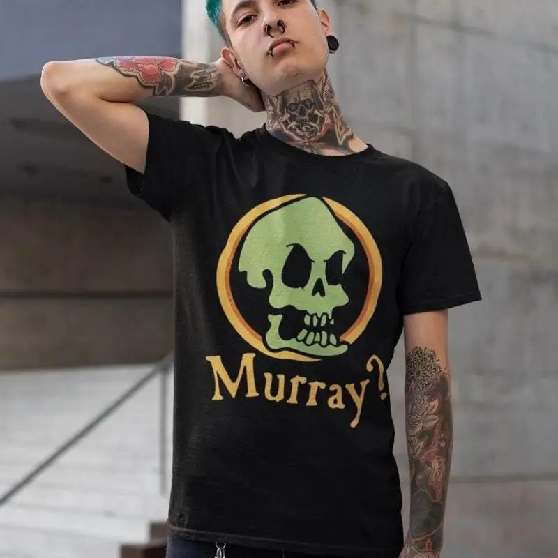 Retro Gaming Island - Camiseta de algodón pesado Monkey Island