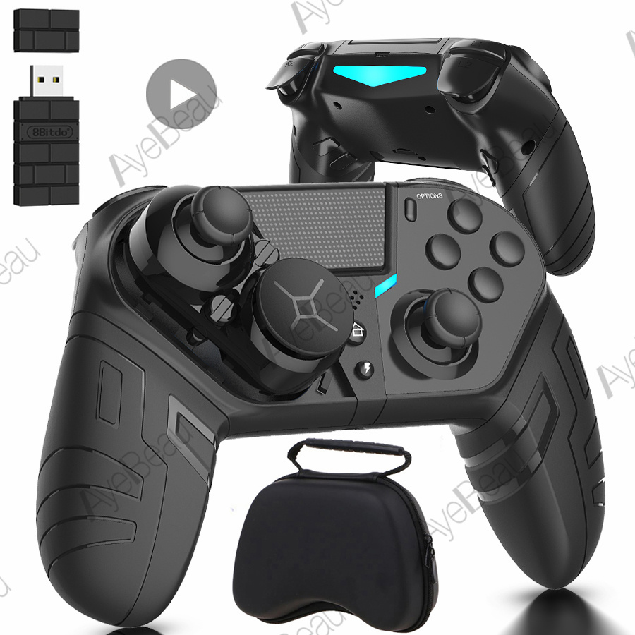 Retro Gaming Corps - Controlador USB inalámbrico con cable Bluetooth