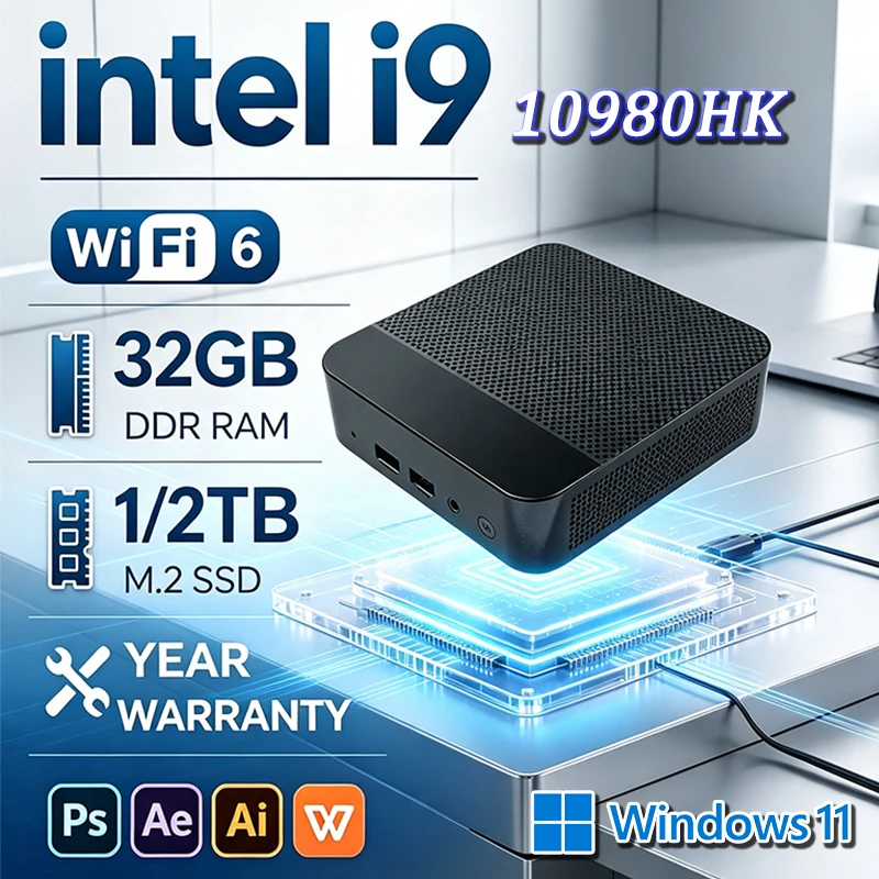 Retro Gaming Mini Pc - Mini PC Core i9 10980HK con