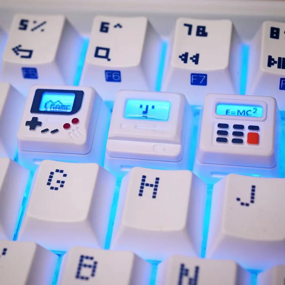 Retro Gaming Setup - Juego de Teclas K-04 3 en