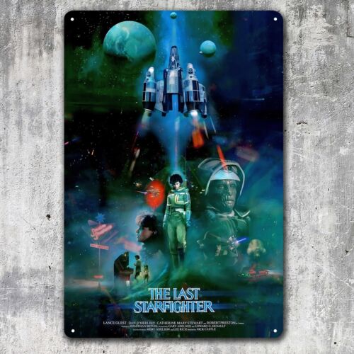 Retro Gaming Pictures - Póster Metálico de la Película The