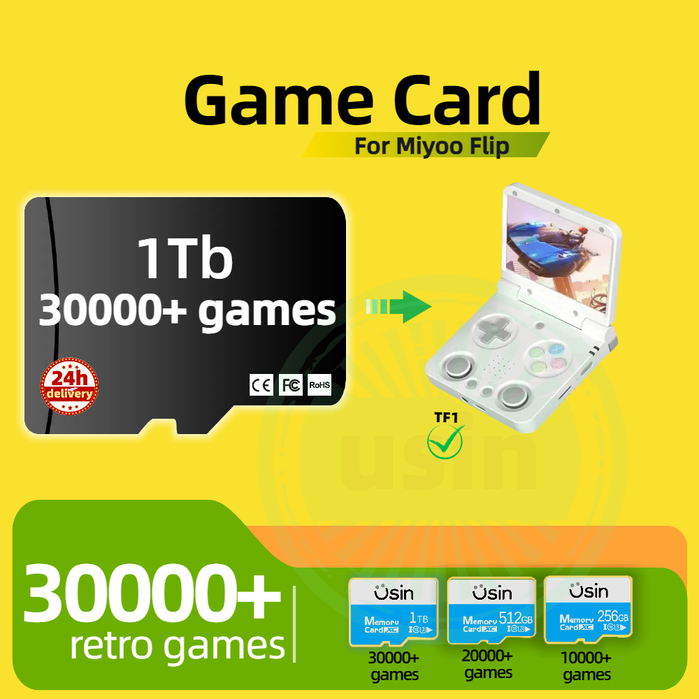 Retro Gaming Handheld Console - Tarjeta de juego para Miyoo Flip