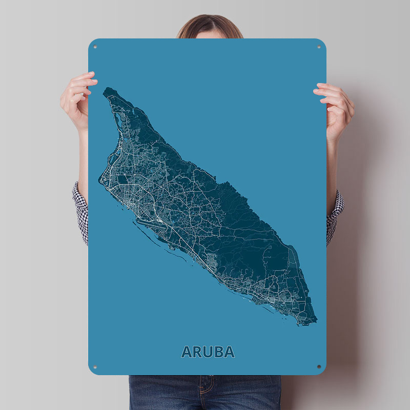 Retro Gaming Island - Mapa de la Isla de Aruba,