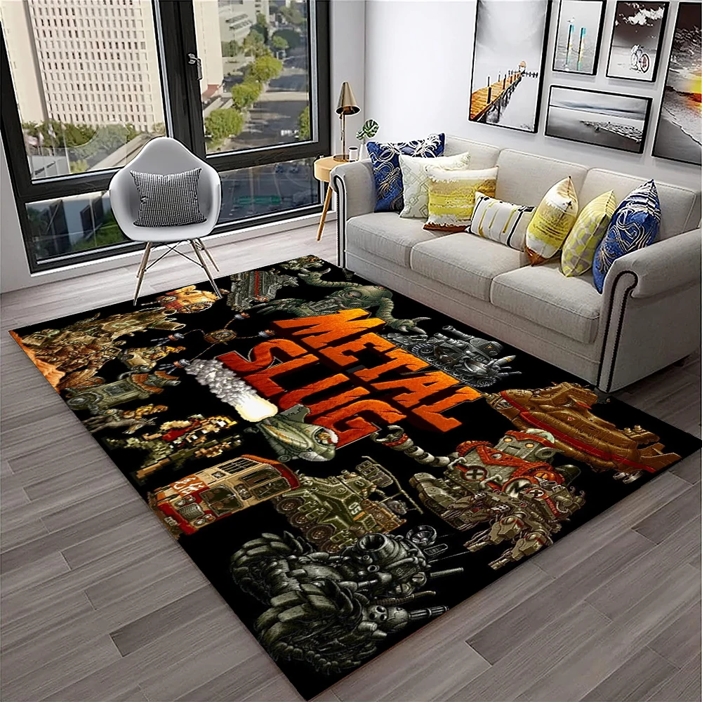 Retro Gaming Lounge - Alfombra de dibujos animados de jugador