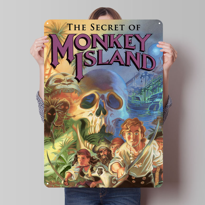Retro Gaming Island - Póster del Secret Of Monkey Island,