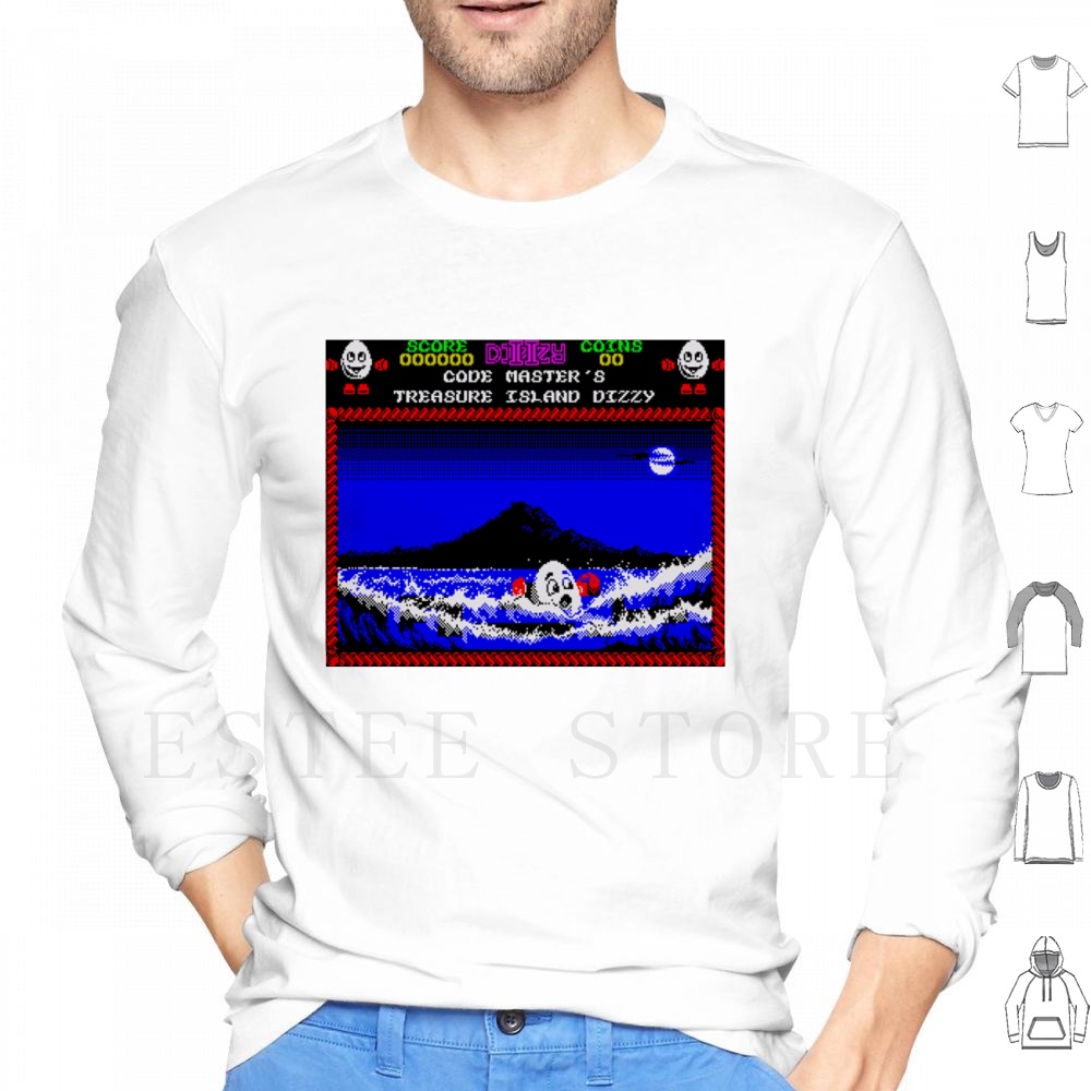 Retro Gaming Island - Sudadera con capucha Treasure Island Dizzy