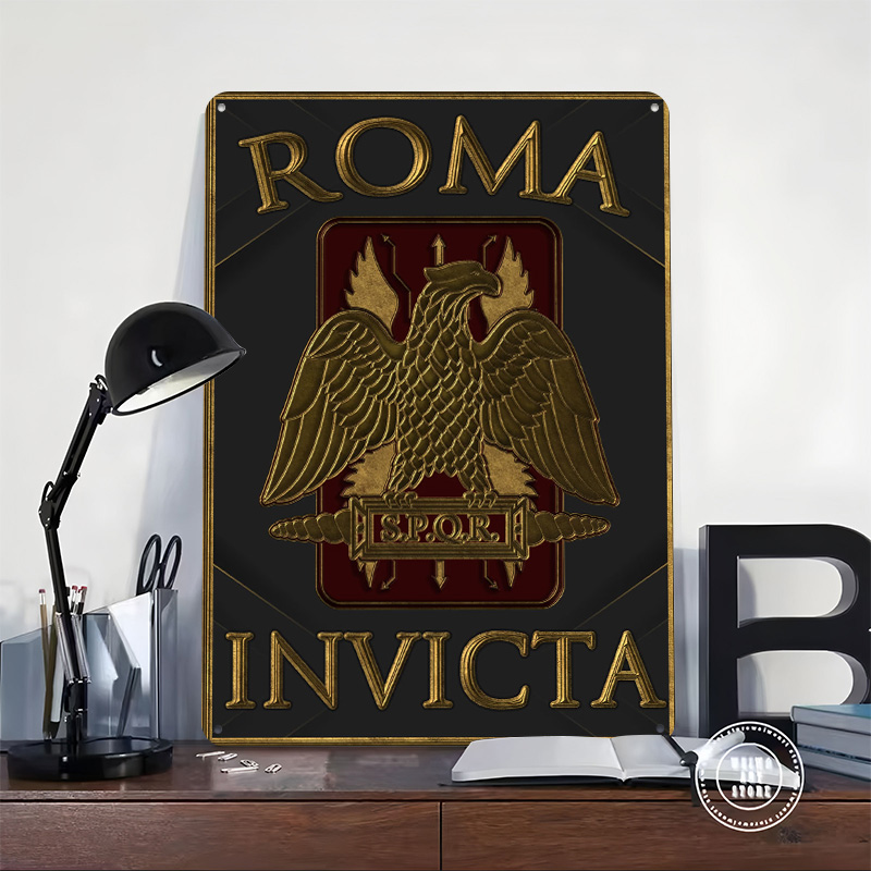 Placa Metálica Decorativa SPQR - Retro Gaming Empire reseña y precio