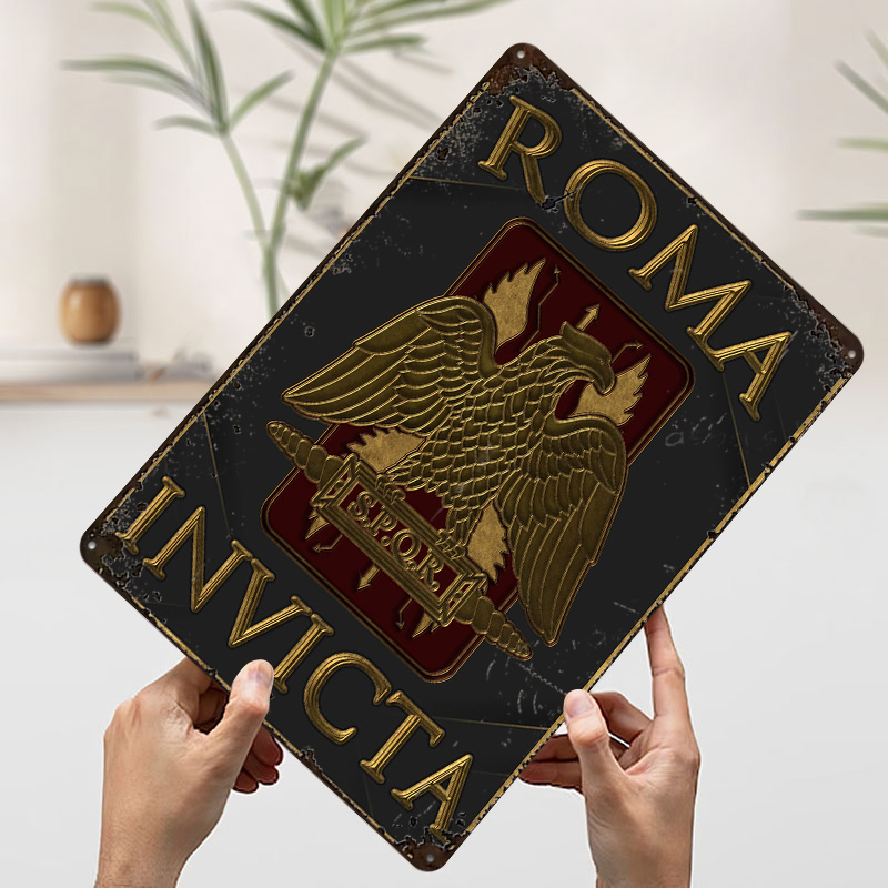 Placa Metálica Decorativa SPQR - Retro Gaming Empire reseña y precio