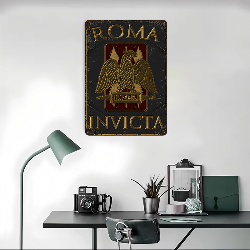 Placa Metálica Decorativa SPQR - Retro Gaming Empire reseña y precio