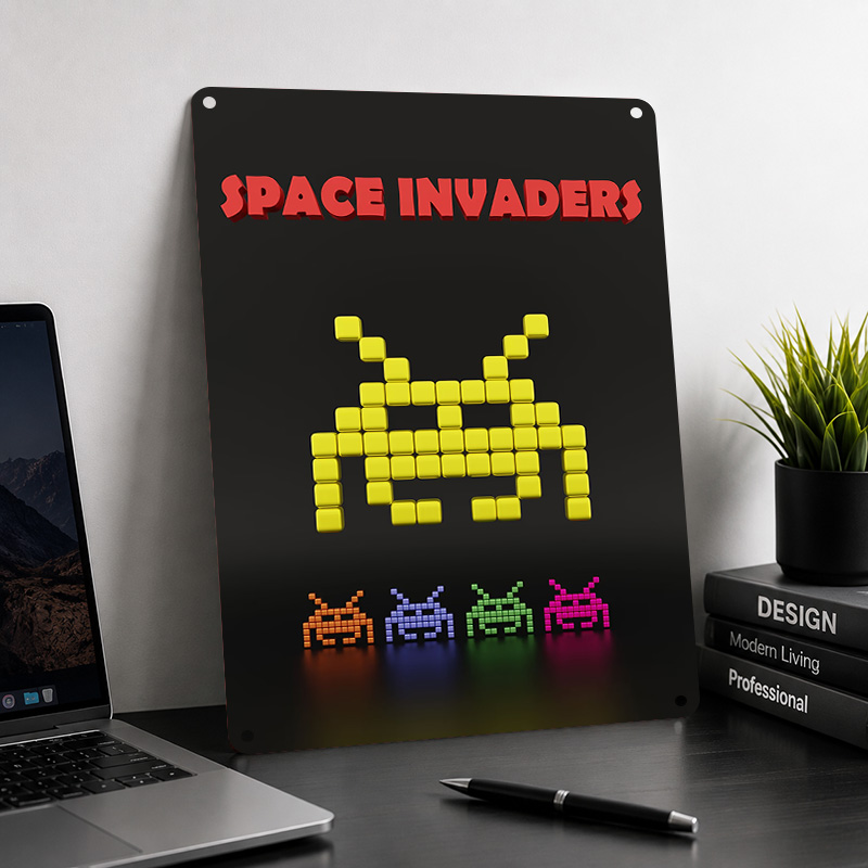 Pósters Texturizados de Space  - Retro Gaming Lounge reseña y precio