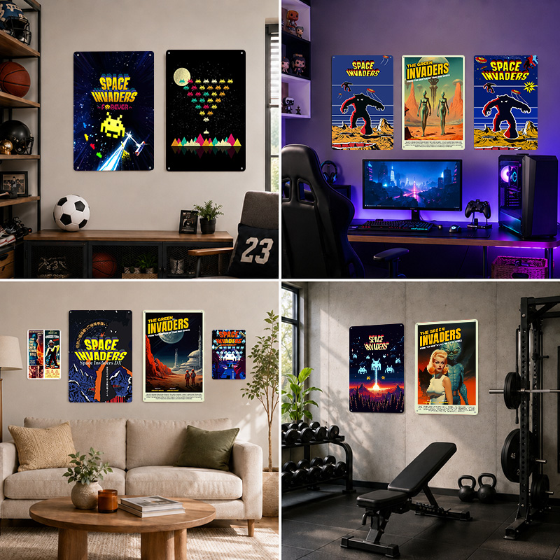 Pósters Texturizados de Space  - Retro Gaming Lounge reseña y precio