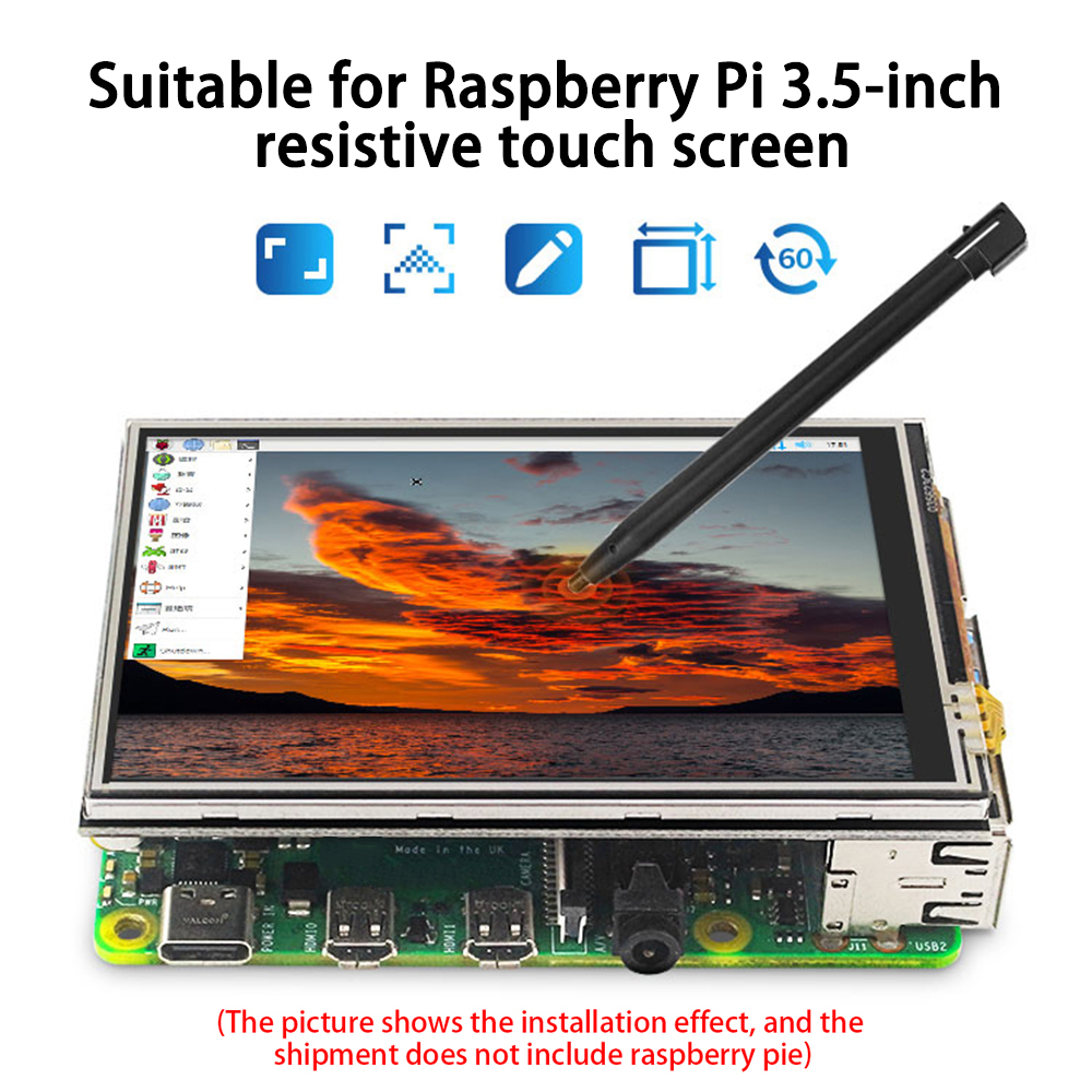 Pantalla táctil TFT de 3,5 pul - Retro Gaming Raspberry Pi Zero reseña y precio