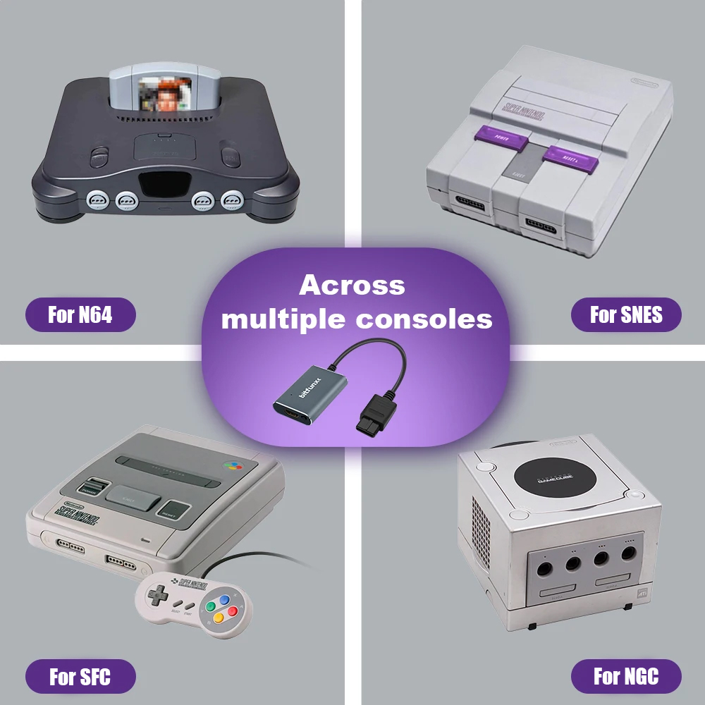 Adaptador Bitfunx 720P Svideo/ - Retro Gaming Videos reseña y precio