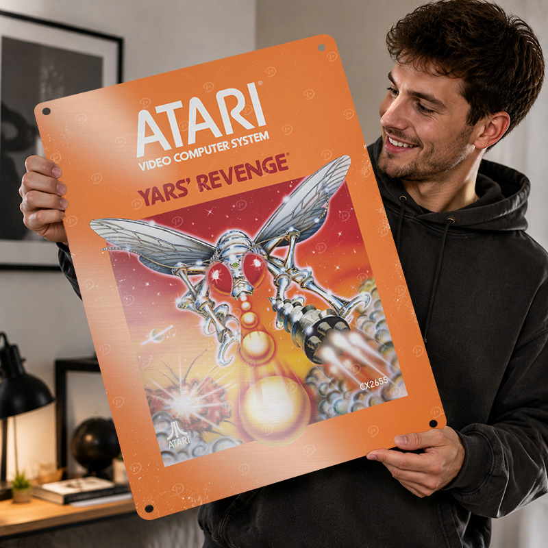 Pósters de Aluminio Atari, Let - Retro Gaming Lounge reseña y precio