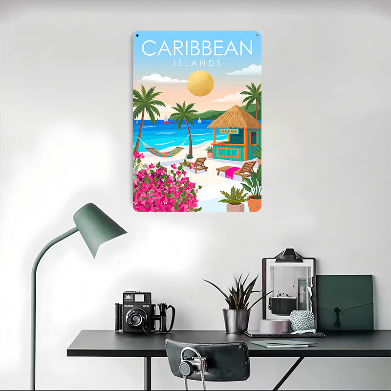 Póster de Metal Personalizado  - Retro Gaming Island reseña y precio