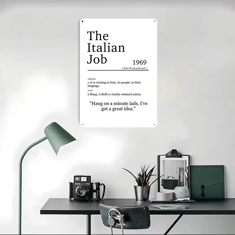 Póster de Trabajo Italiano, Ar - Retro Gaming Jobs reseña y precio