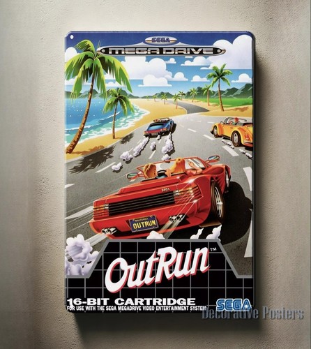 Póster Metálico Retro del Vide - Retro Gaming Videos reseña y precio