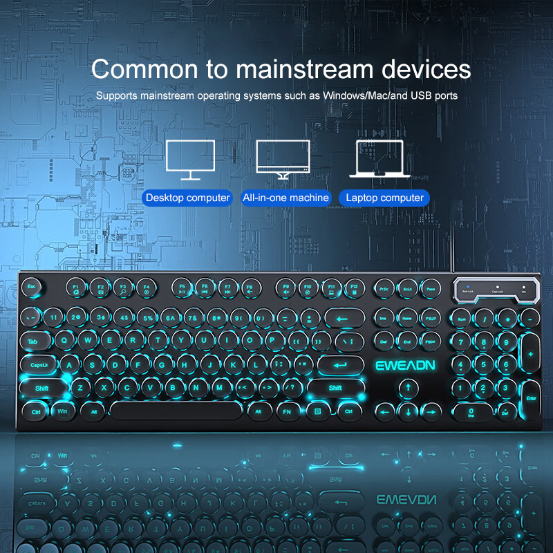 Teclado para juegos de máquina - Retro Gaming Setup reseña y precio