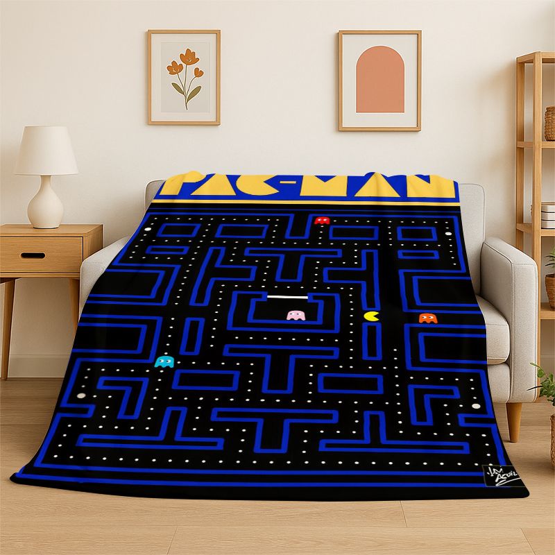 Manta de franela suave con dis - Retro Gaming Lounge reseña y precio