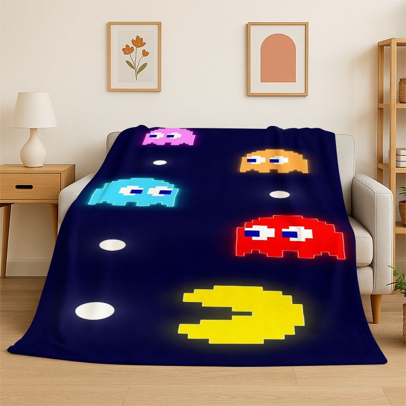Manta de franela suave con dis - Retro Gaming Lounge reseña y precio
