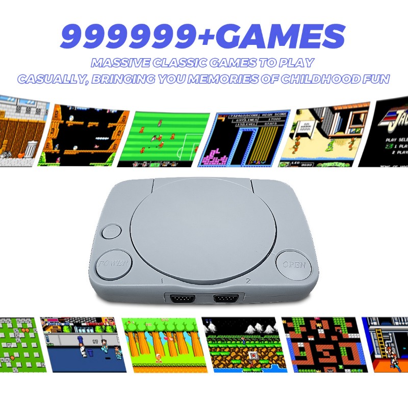 Diseño de consola enchufable F - Retro Gaming Videos reseña y precio