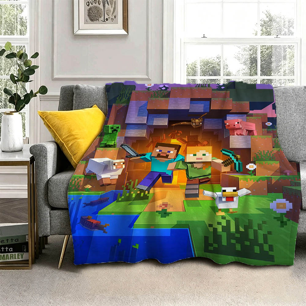 Manta de Franela Retro de Mine - Retro Gaming Lounge reseña y precio