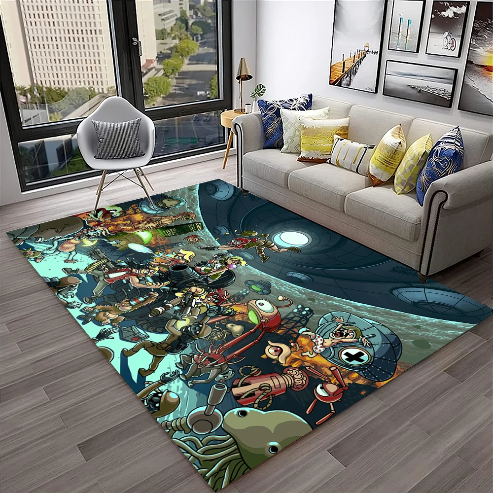 Alfombra de dibujos animados d - Retro Gaming Lounge reseña y precio