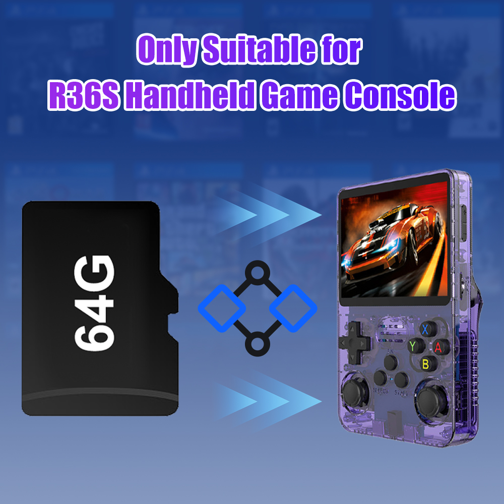 Tarjeta TF de juego de 64G par - Retro Gaming Handheld Console reseña y precio