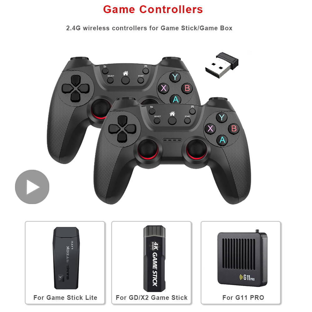 Mando inalámbrico para videoju - Retro Gaming Tv Box reseña y precio