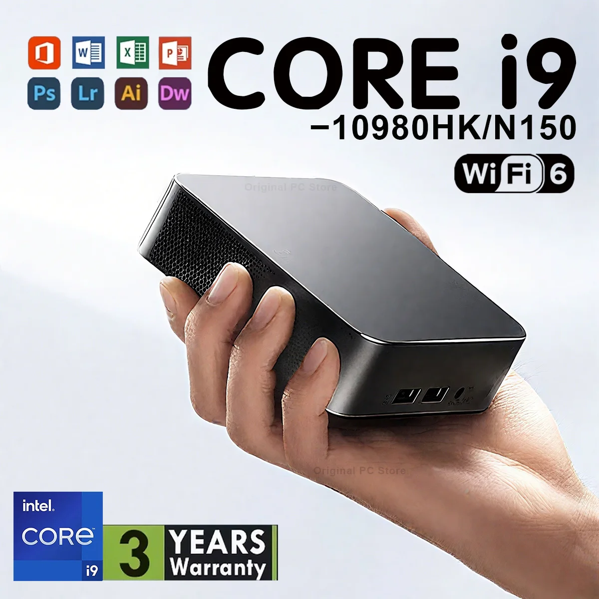 Mini PC Intel i9 10980HK con D - Retro Gaming Mini Pc reseña y precio