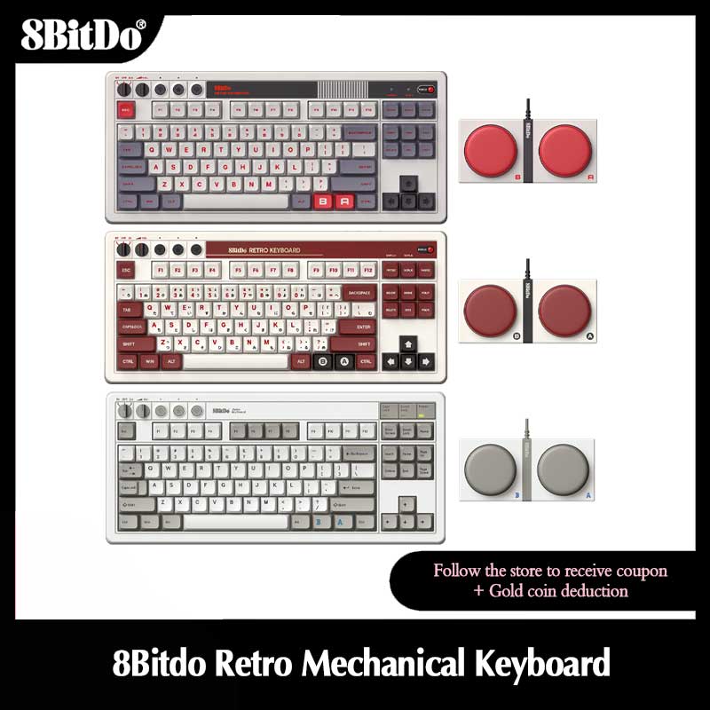 Teclado mecánico Retro 8Bitdo, - Retro Gaming Corps reseña y precio