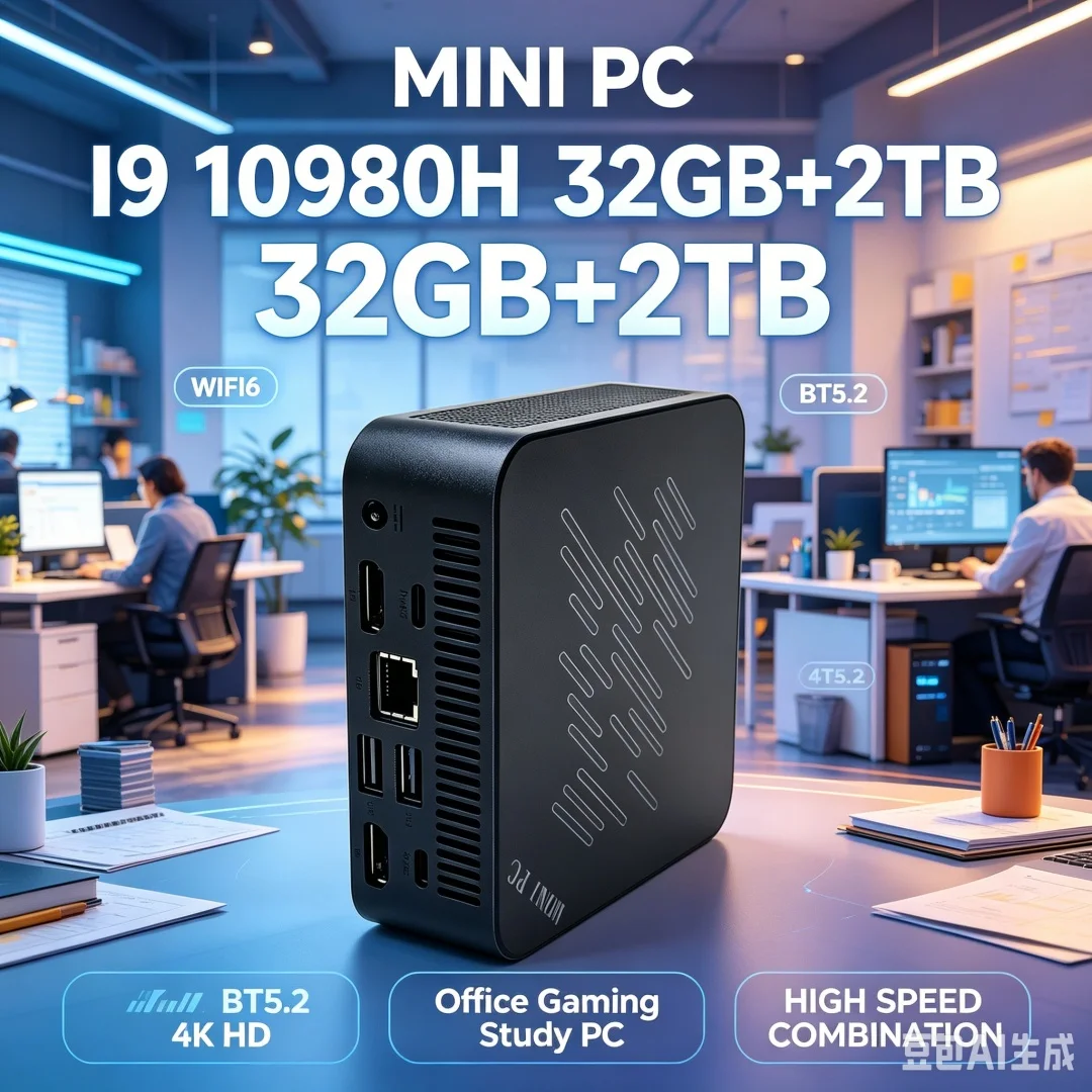 Mini PC Core I9 10980HK con Wi - Retro Gaming Mini Pc reseña y precio
