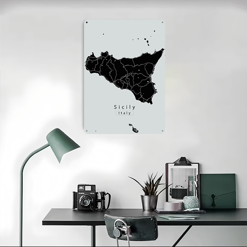 Póster de mapa de la isla de S - Retro Gaming Island reseña y precio