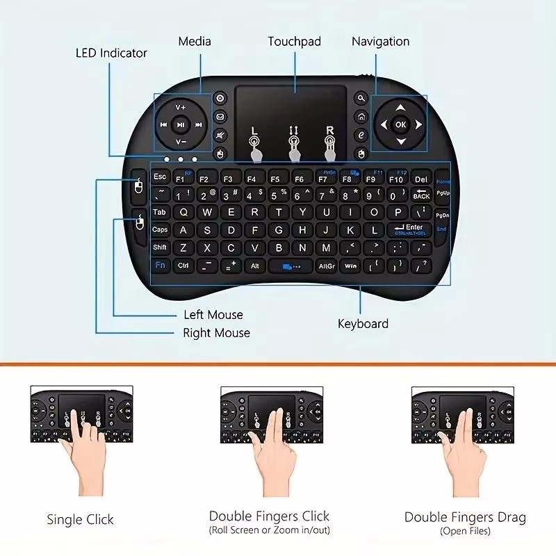 Teclado Inalámbrico con Mouse  - Retro Gaming Corps reseña y precio